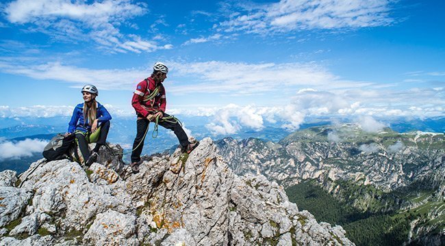 Wandern und Klettern